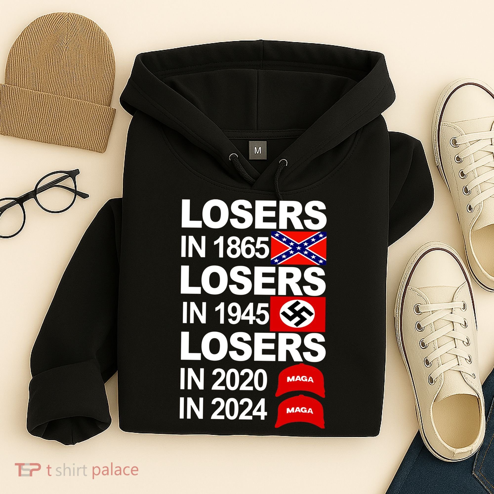 Losers In 1865 Losers In 1945 Hoodie