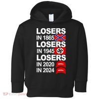 Losers In 1865 Losers In 1945 Toddler Hoodie thumb 0