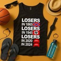 Losers In 1865 Losers In 1945 Tank Top thumb 4