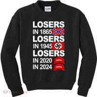 Losers In 1865 Losers In 1945 Kids Sweatshirt thumb 0