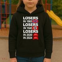 Losers In 1865 Losers In 1945 Kids Hoodie thumb 3