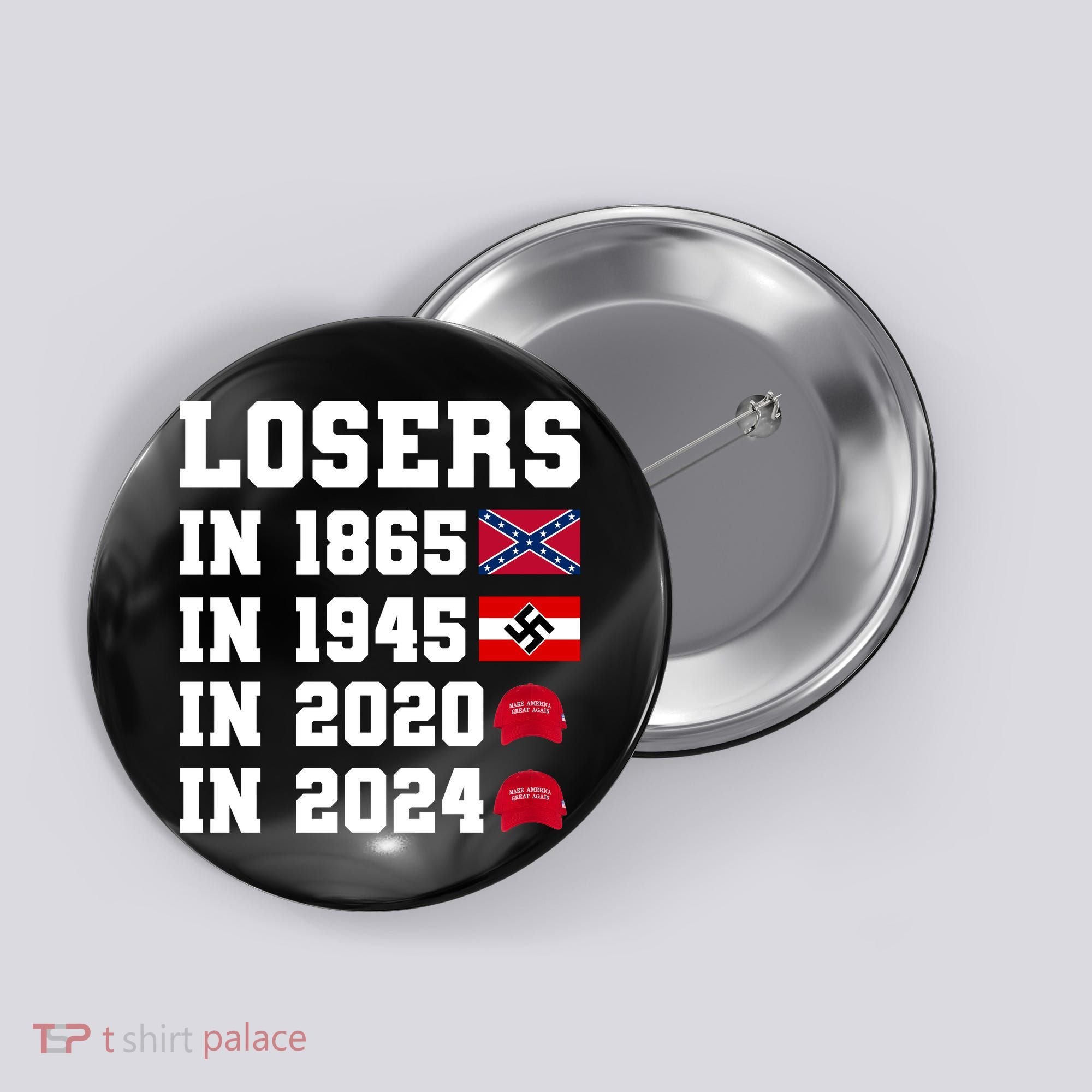 Losers In 1865 In 1945 In 2020 In 2024 Button