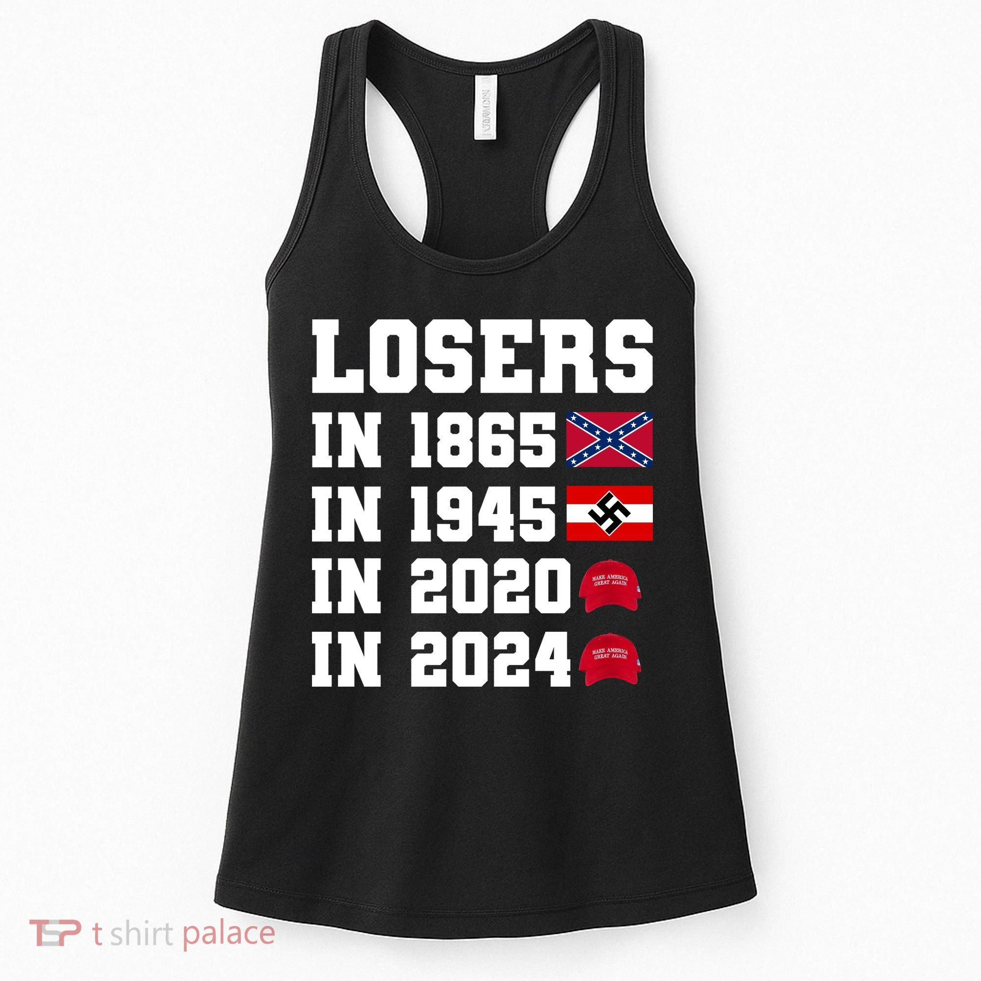 Losers In 1865 In 1945 In 2020 In 2024 Women's Tank Top