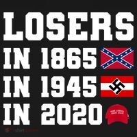 Losers In 1865 In 1945 In 2020 Women's Hoodie thumb 2