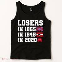 Losers In 1865 In 1945 In 2020 Tank Top thumb 2