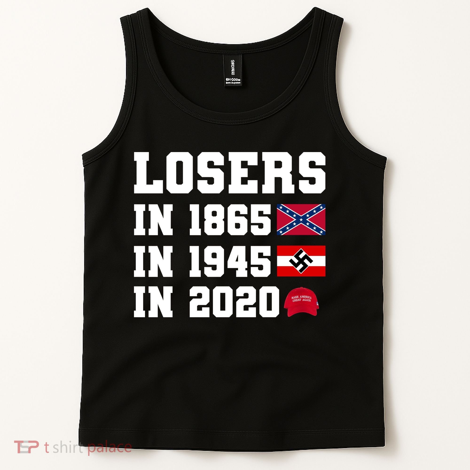 Losers In 1865 In 1945 In 2020 Tank Top