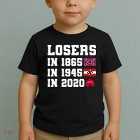 Losers In 1865 In 1945 In 2020 Toddler T-Shirt thumb 2
