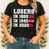 Losers In 1865 In 1945 In 2020 Women's T-Shirt thumb 2