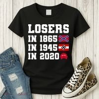 Losers In 1865 In 1945 In 2020 Women's T-Shirt thumb 3