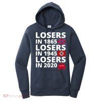 Losers In 1865 Losers In 1945 Losers In 2020 Women's Hoodie thumb 0