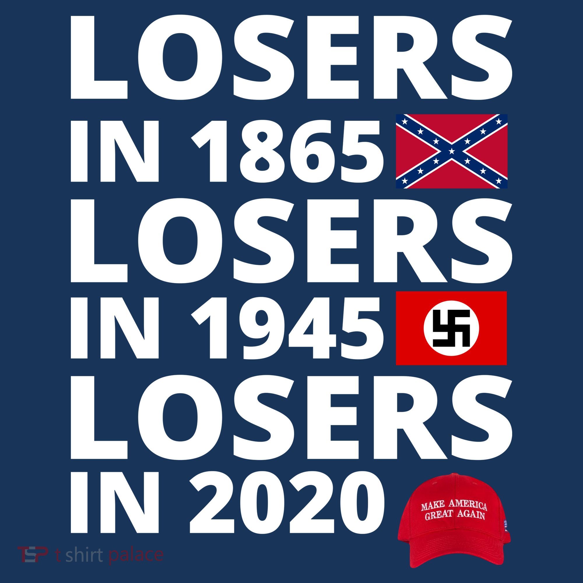 Losers In 1865 Losers In 1945 Losers In 2020 Mousepad