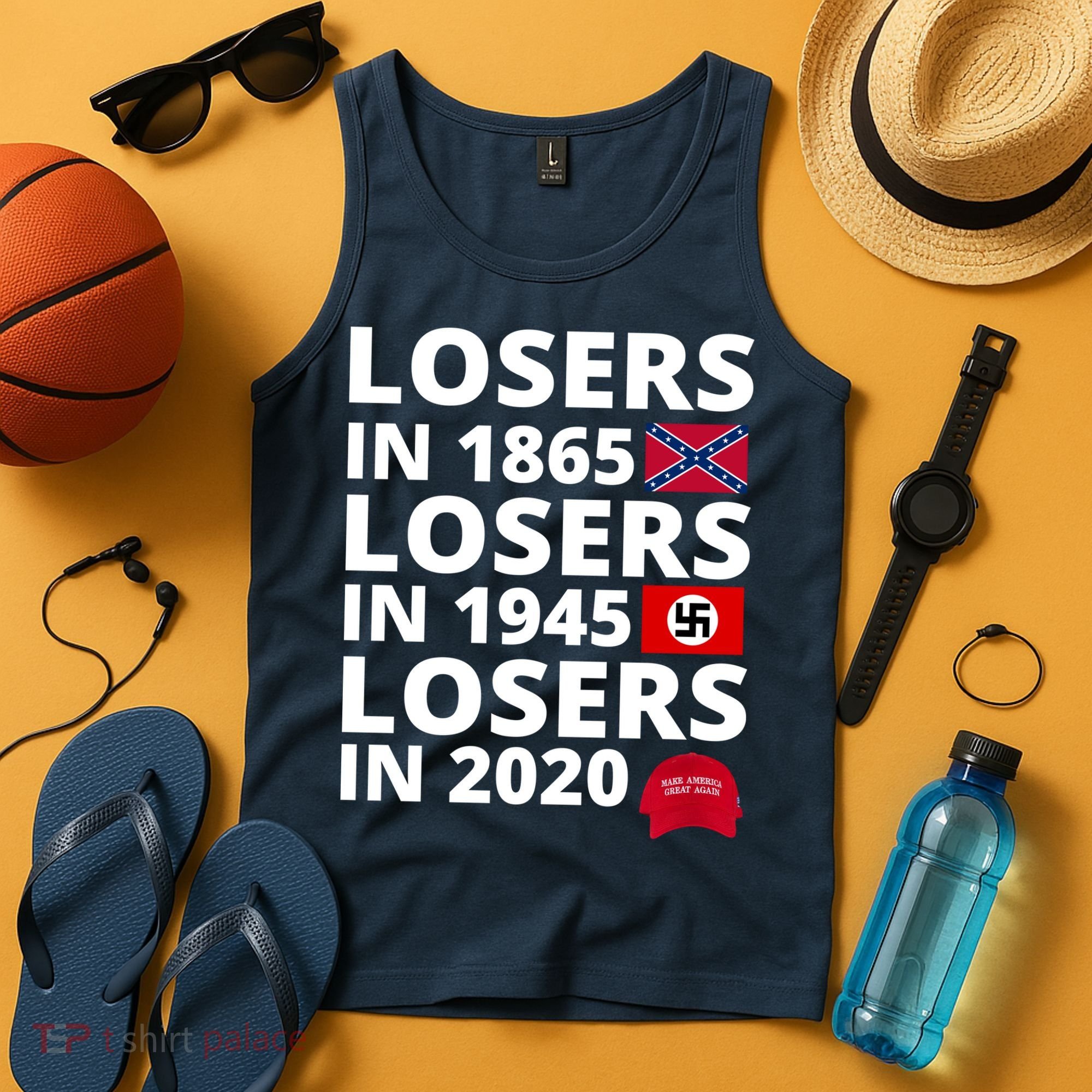 Losers In 1865 Losers In 1945 Losers In 2020 Tank Top