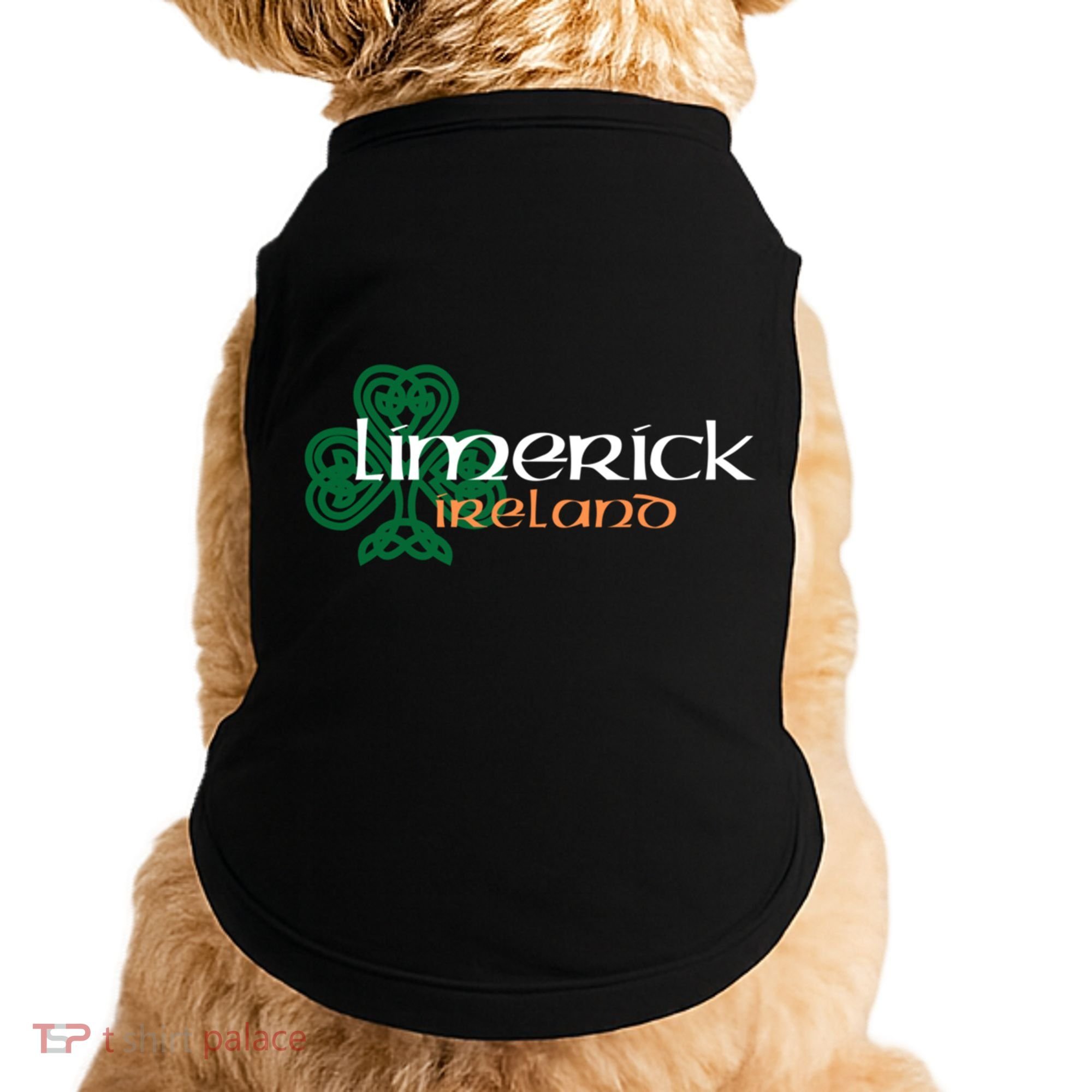 Limerick Irish American Celtic Shamrock Cool Gift Doggie Tank