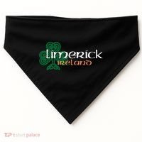 Limerick Irish American Celtic Shamrock Cool Gift USA-Made Doggie Bandana thumb 0
