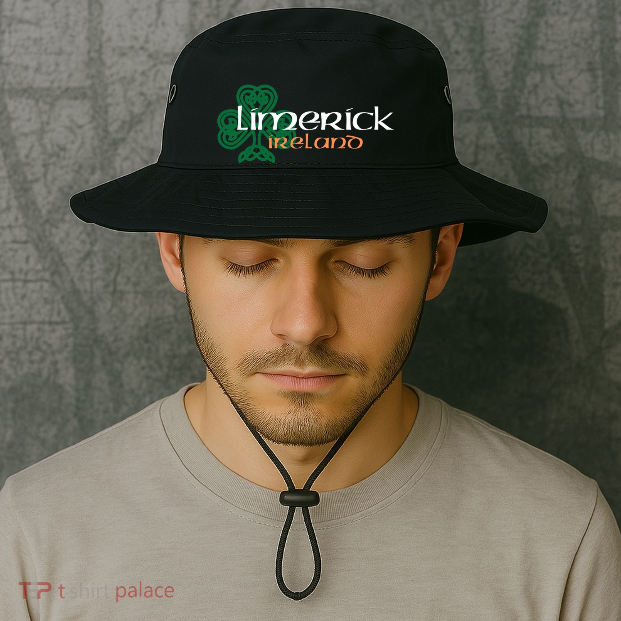 Limerick Irish American Celtic Shamrock Cool Gift Bucket Hat