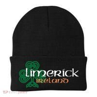 Limerick Irish American Celtic Shamrock Cool Gift Beanie thumb 0