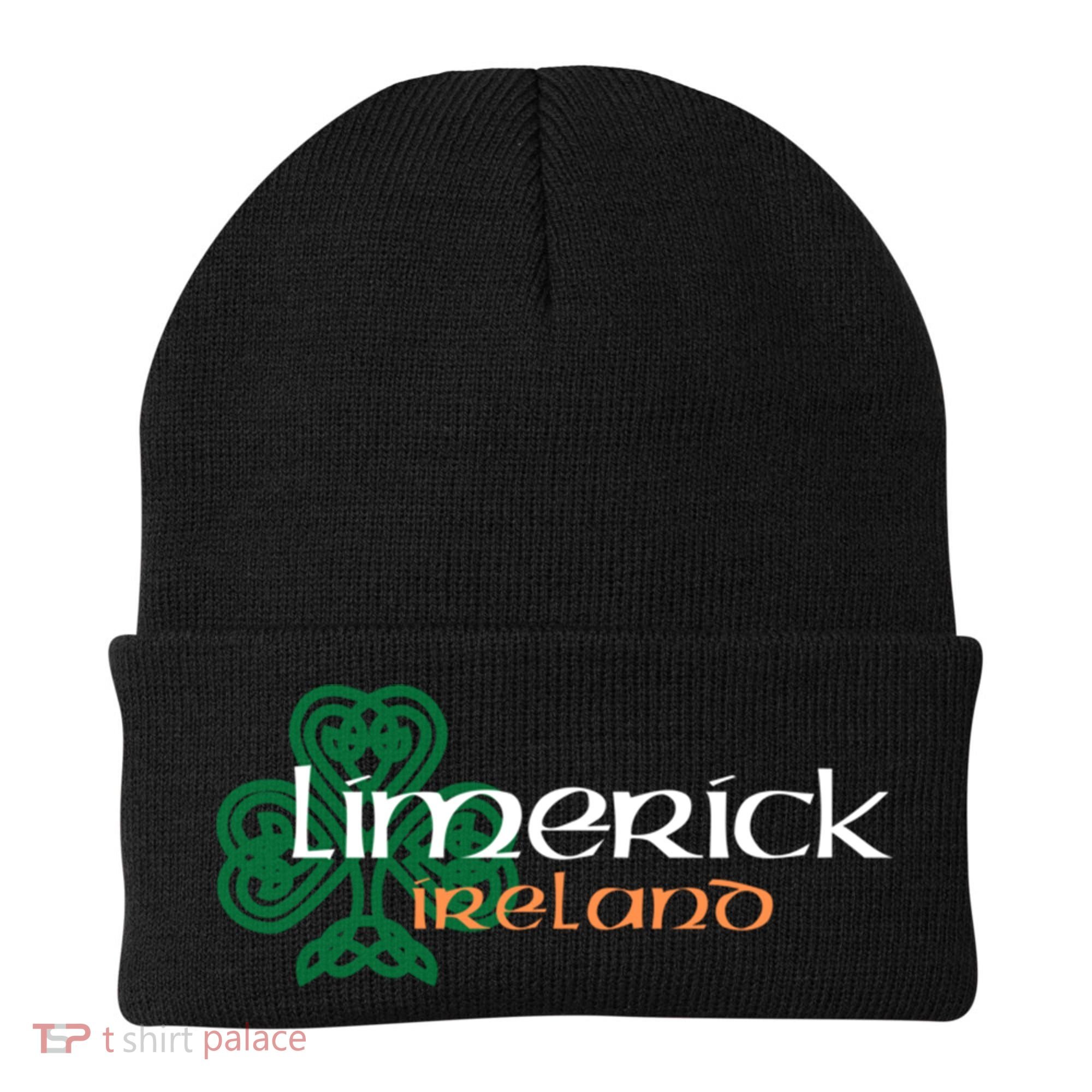 Limerick Irish American Celtic Shamrock Cool Gift Beanie