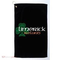 Limerick Irish American Celtic Shamrock Cool Gift Golf Towel thumb 0