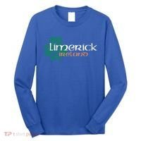 Limerick Irish American Celtic Shamrock Cool Gift Long Sleeve Shirt thumb 0