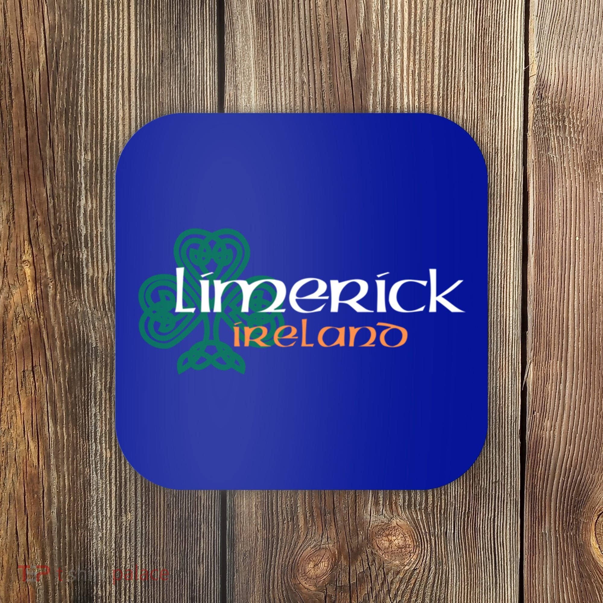 Limerick Irish American Celtic Shamrock Cool Gift Coaster