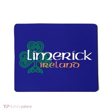 Limerick Irish American Celtic Shamrock Cool Gift Mousepad
