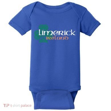 Limerick Irish American Celtic Shamrock Cool Gift Baby Bodysuit