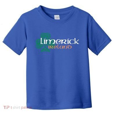 Limerick Irish American Celtic Shamrock Cool Gift Toddler T-Shirt