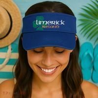 Limerick Irish American Celtic Shamrock Cool Gift Visor thumb 2