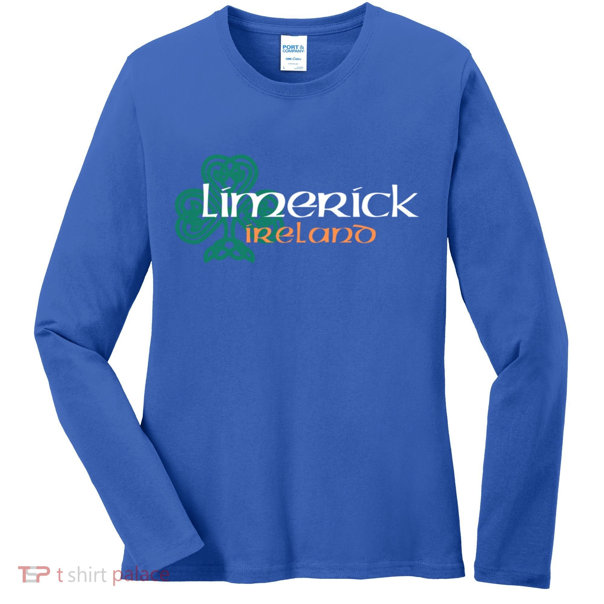 Limerick Irish American Celtic Shamrock Cool Gift Women's Long Sleeve Shirt