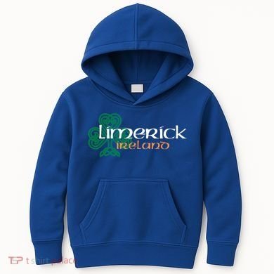 Limerick Irish American Celtic Shamrock Cool Gift Kids Hoodie