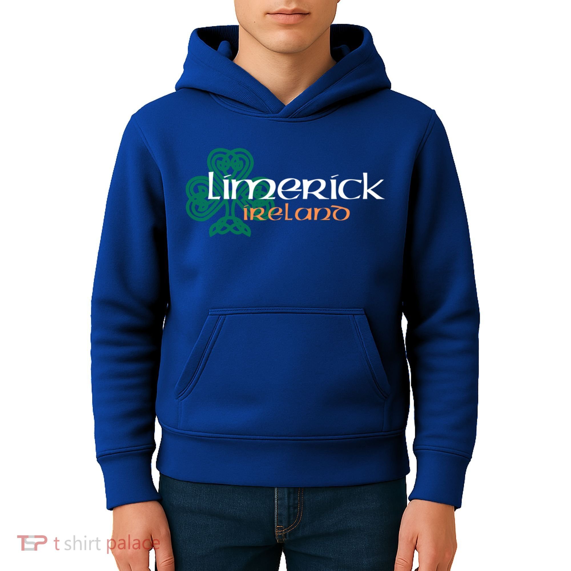 Limerick Irish American Celtic Shamrock Cool Gift Kids Hoodie