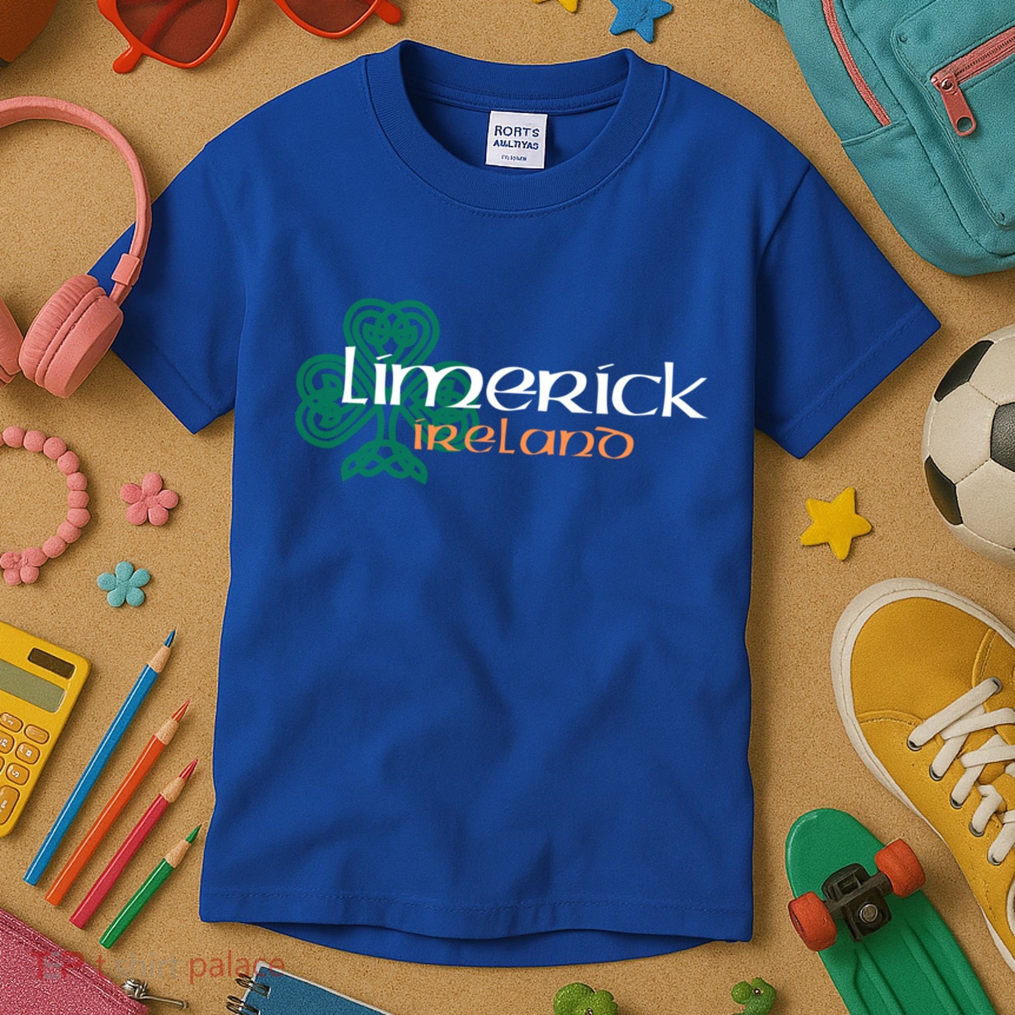 Limerick Irish American Celtic Shamrock Cool Gift Kids T-Shirt