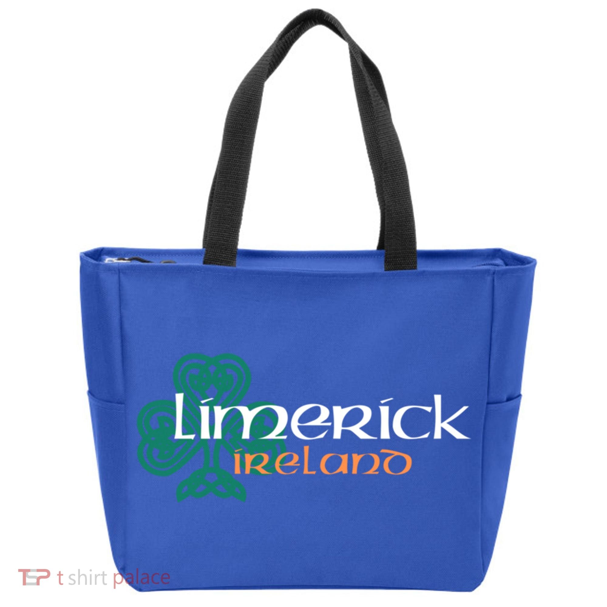 Limerick Irish American Celtic Shamrock Cool Gift Tote Bag