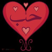 Love In Arabic Heart Gift Coffee Mug thumb 5