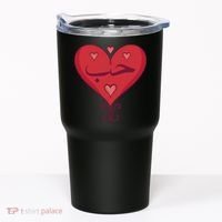 Love In Arabic Heart Gift Tumbler thumb 0