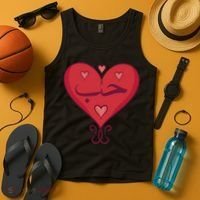 Love In Arabic Heart Gift Tank Top thumb 4