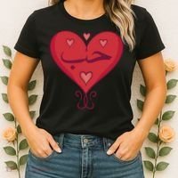 Love In Arabic Heart Gift Women's T-Shirt thumb 2