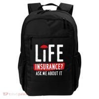 Life Insurance Ask Me About It Backpack thumb 0
