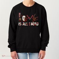 Love Is All I Need Halloween Horror Women's Sweatshirt thumb 0