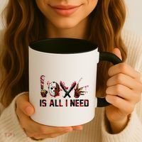 Love Is All I Need Halloween Horror Coffee Mug thumb 3