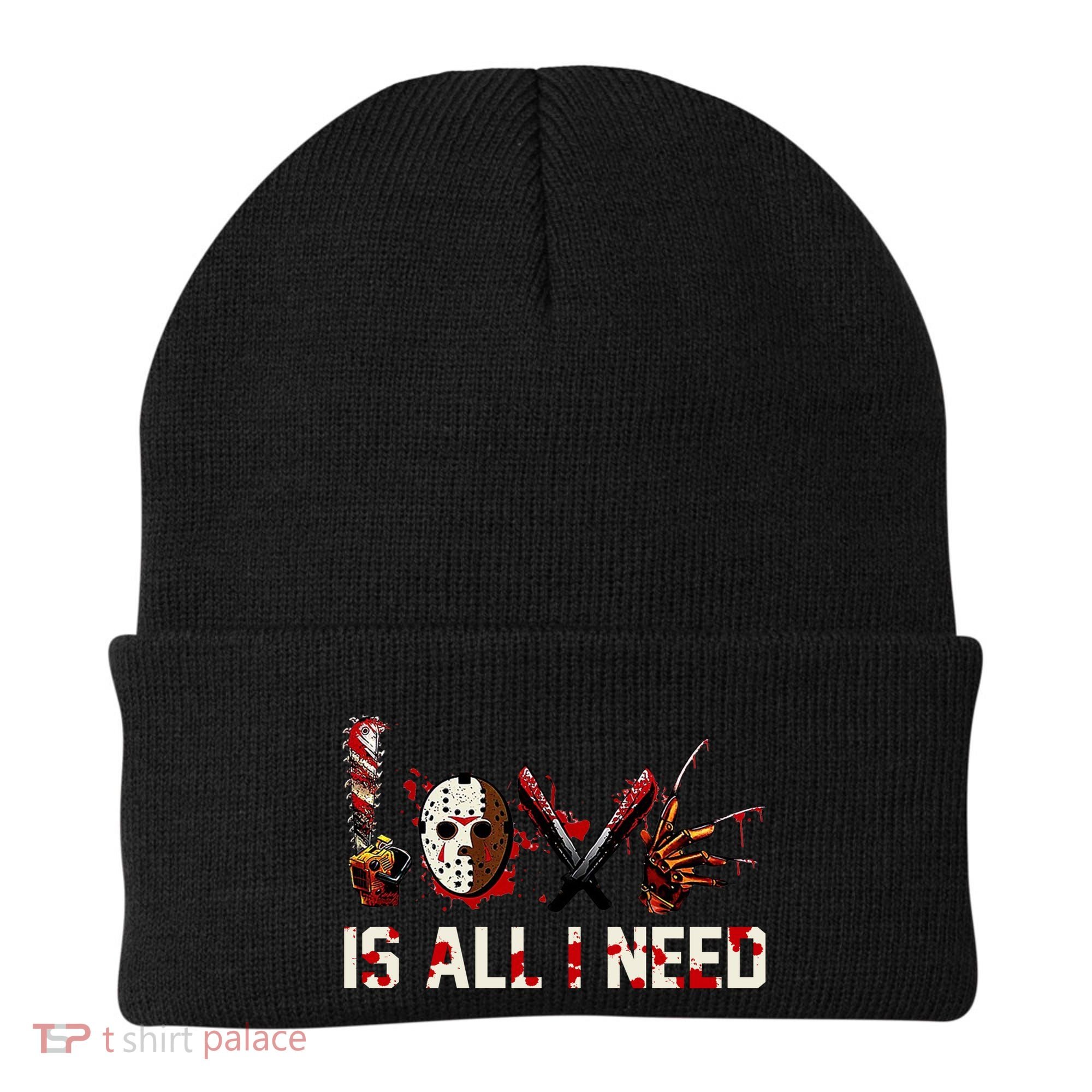 Love Is All I Need Halloween Horror Beanie