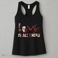 Love Is All I Need Halloween Horror Women's Tank Top thumb 3