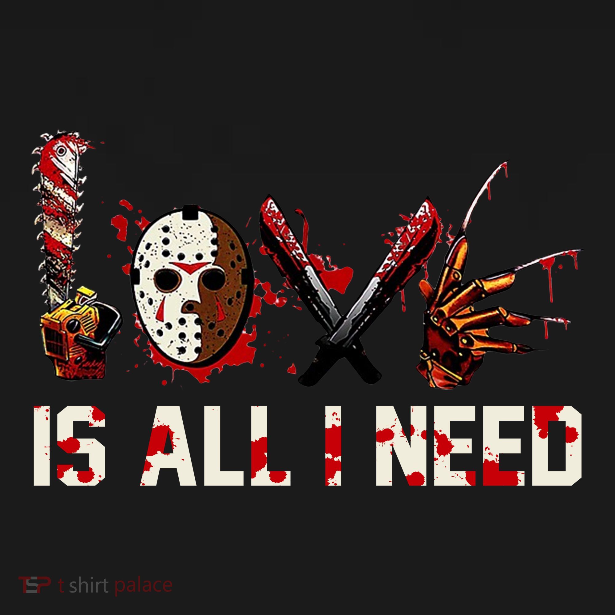 Love Is All I Need Halloween Horror Visor