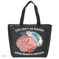 Life Isn’t As Rough When Brain Is Smooth Tote Bag thumb 0