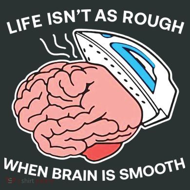 Life Isn’t As Rough When Brain Is Smooth Infant Baby Jersey Bodysuit