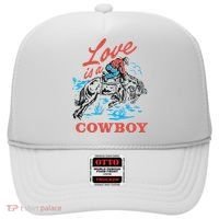 Love Is A Cowboy Funny Cowboy Hat thumb 0