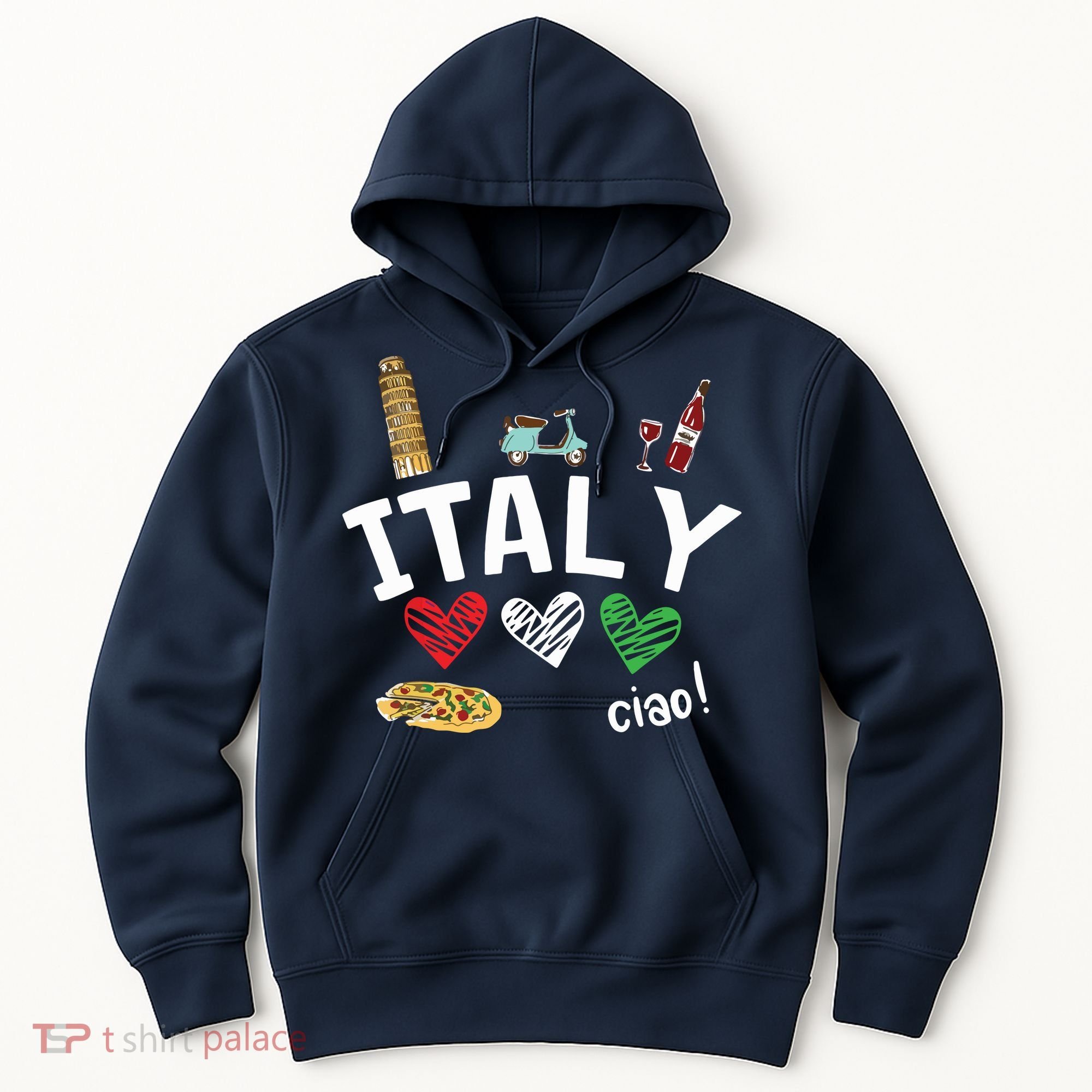 Love Italy And Everything Italian Culture Gift Hoodie