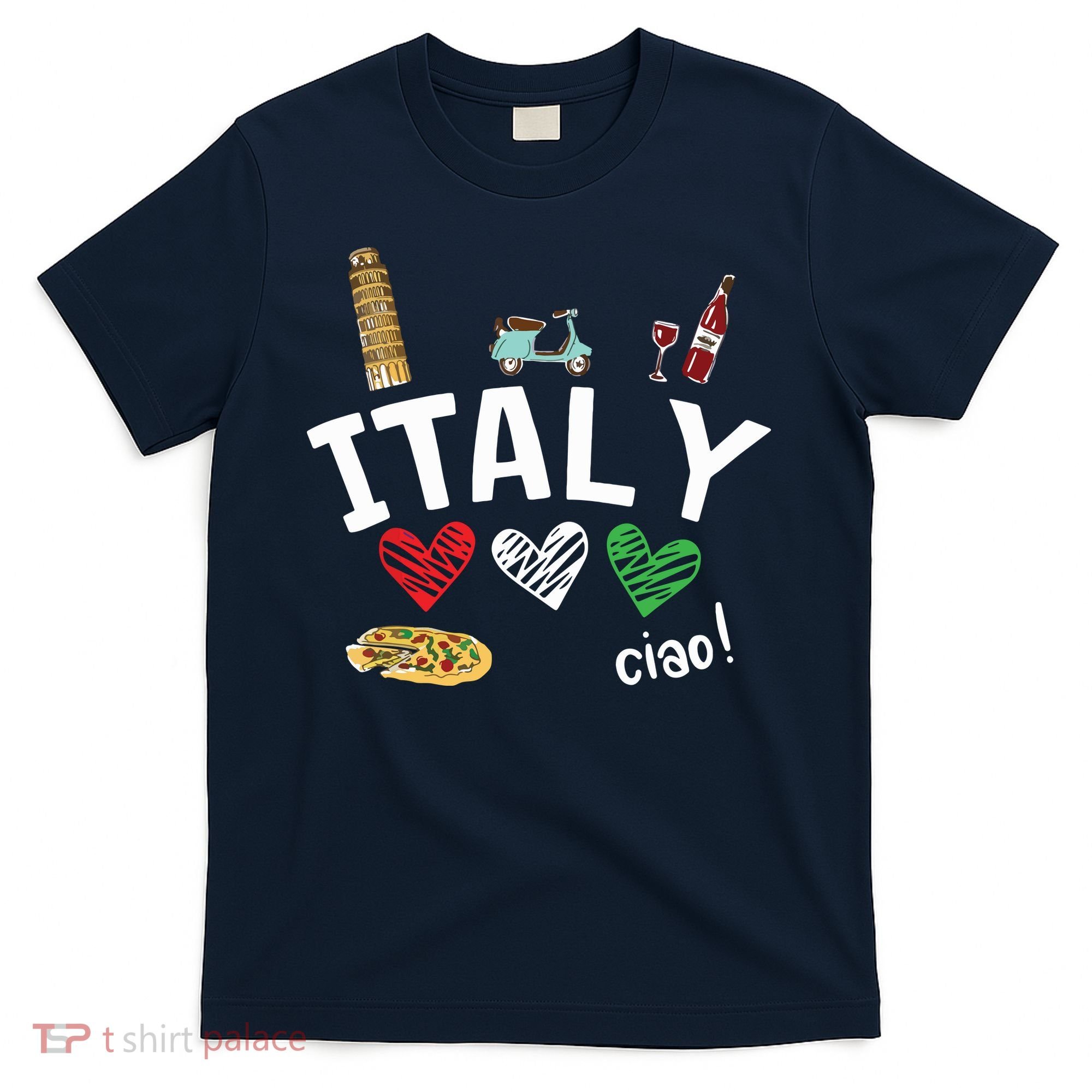 Love Italy And Everything Italian Culture Gift T-Shirt