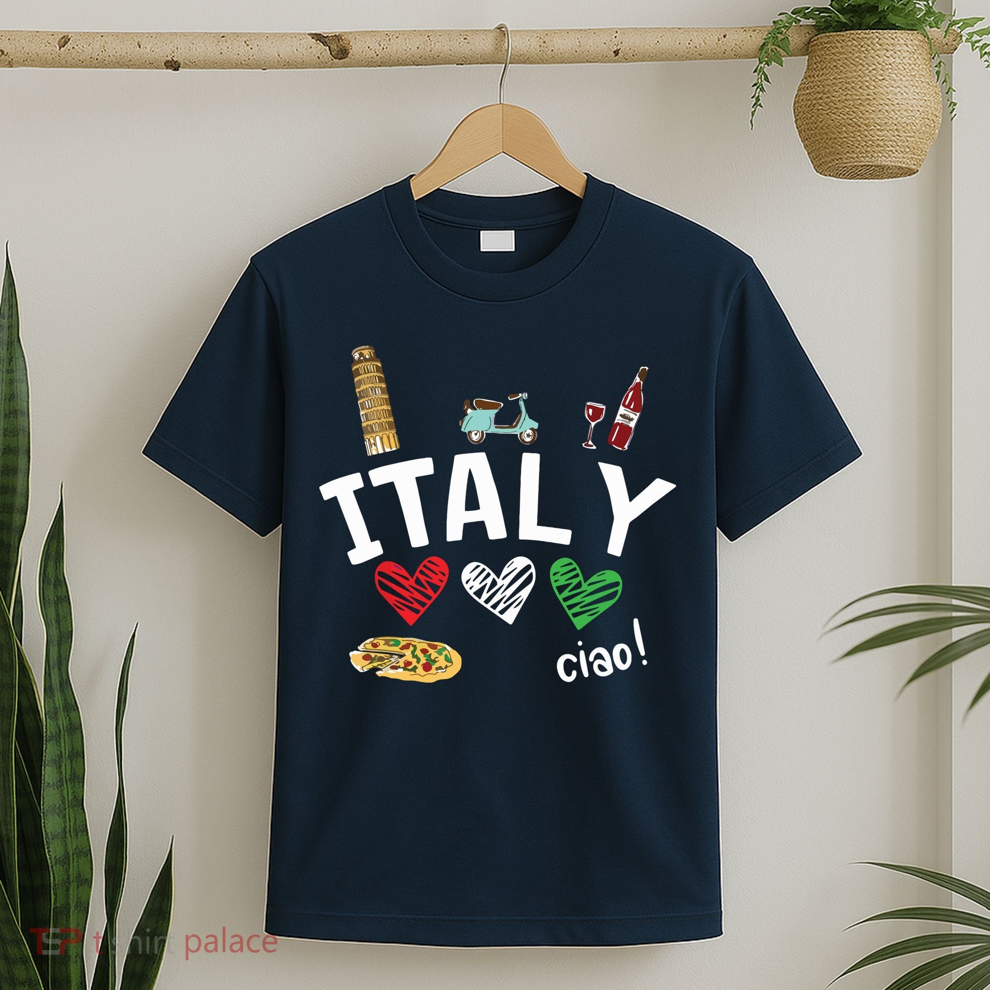 Love Italy And Everything Italian Culture Gift T-Shirt
