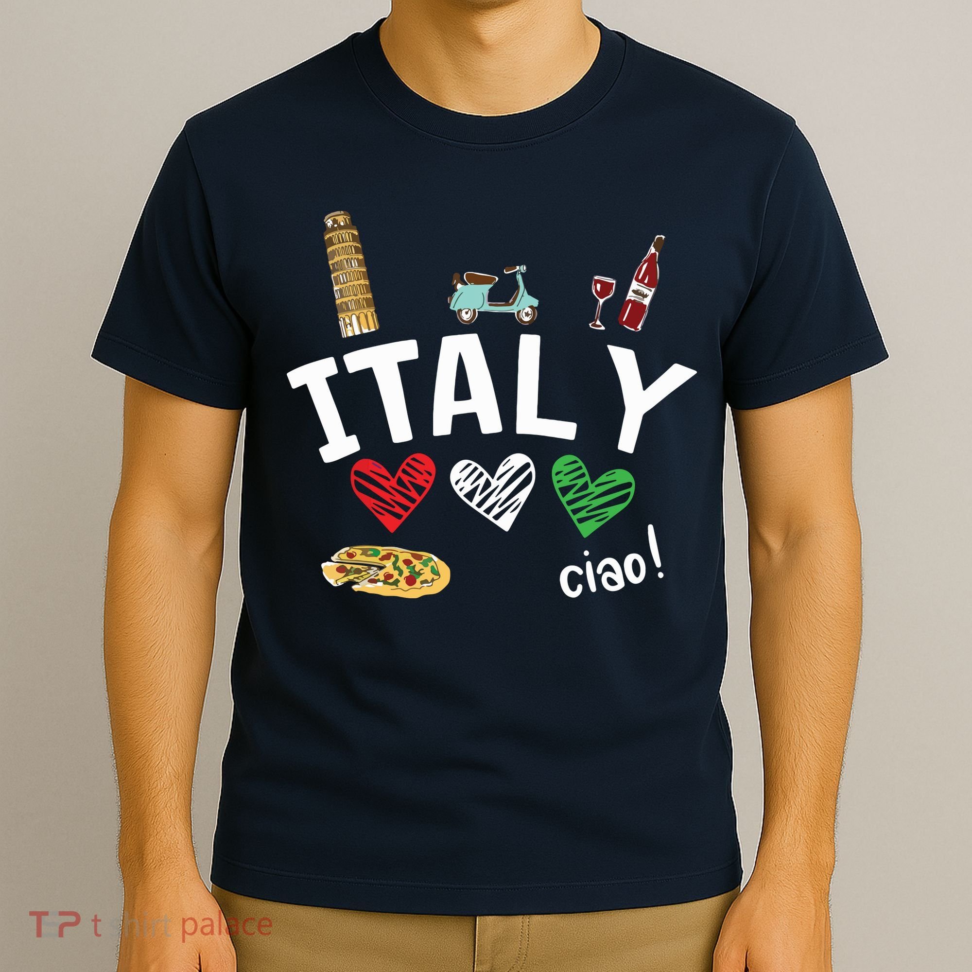 Love Italy And Everything Italian Culture Gift T-Shirt